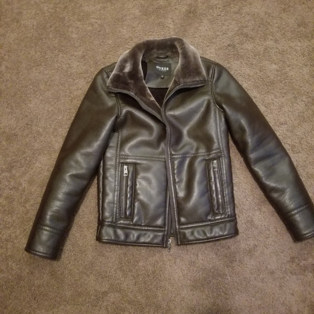 Guess leather jacket